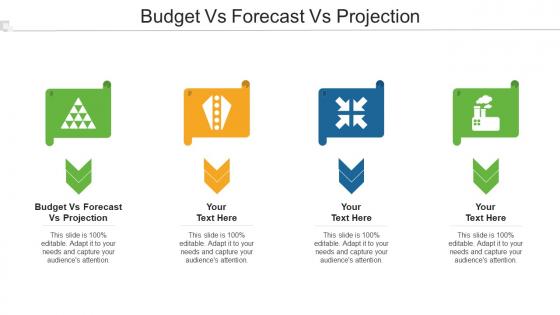 Budget Vs Forecast Vs Projection Ppt Powerpoint Presentation Styles Samples Cpb