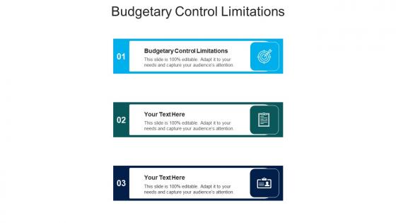 Budgetary control limitations ppt powerpoint presentation outline pictures cpb