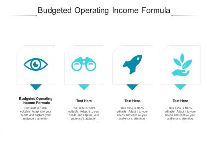 Budgeted operating income formula ppt powerpoint presentation model guidelines cpb