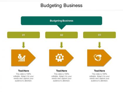 Budgeting business ppt powerpoint presentation icon demonstration cpb