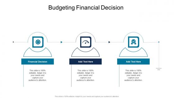 Budgeting Financial Decision In Powerpoint And Google Slides Cpb