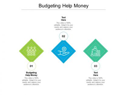 Budgeting help money ppt powerpoint presentation slides background image cpb