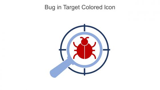 Bug In Target Colored Icon In Powerpoint Pptx Png And Editable Eps Format