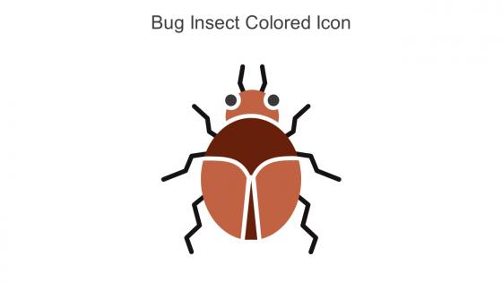 Bug Insect Colored Icon In Powerpoint Pptx Png And Editable Eps Format