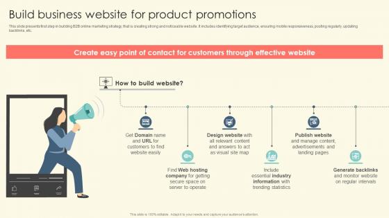 Build Business Website For Product Promotions B2B Online Marketing Strategies