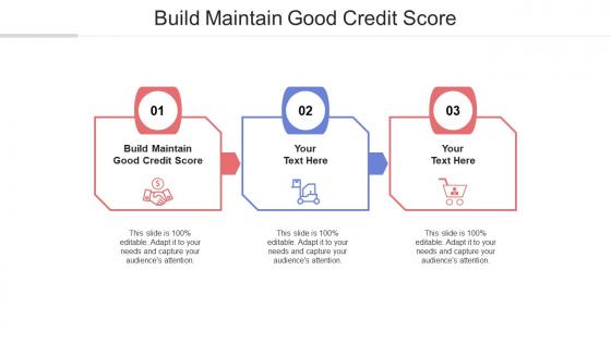 Build maintain good credit score ppt powerpoint presentation styles graphics template cpb