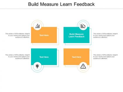 Build measure learn feedback ppt powerpoint presentation shapes cpb