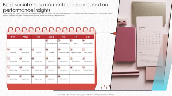 Build Social Media Content Calendar Based Real Time Marketing MKT SS V