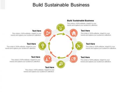 Build sustainable business ppt powerpoint presentation portfolio clipart images cpb
