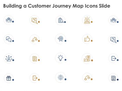 Building a customer journey map icons slide checklists k95 ppt powerpoint presentation