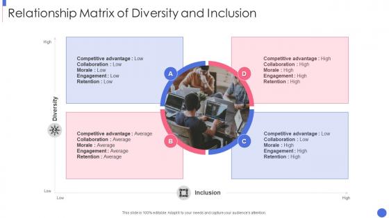 Building An Inclusive And Diverse Organization Relationship Matrix Of Diversity And Inclusion
