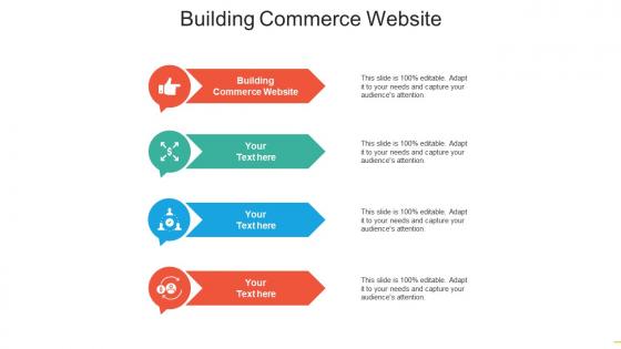 Building commerce website ppt powerpoint presentation summary information cpb