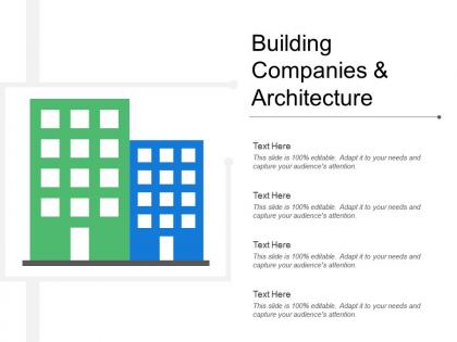 Building companies and architecture