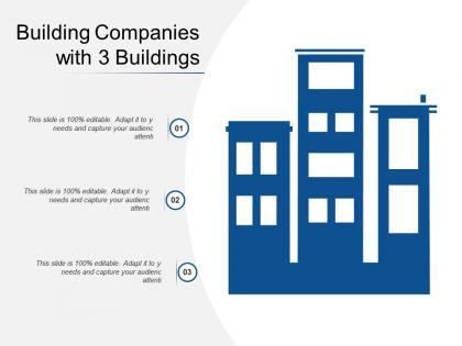 Building companies with 3 buildings