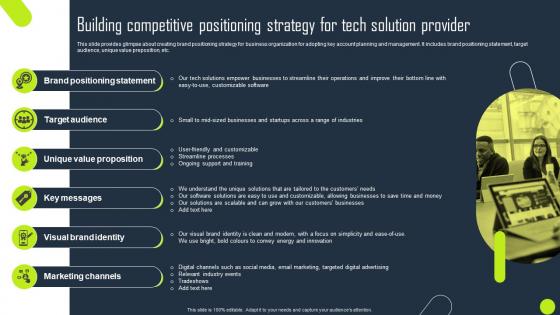 Building Competitive Positioning Strategy For Tech Key Business Account Planning Strategy SS