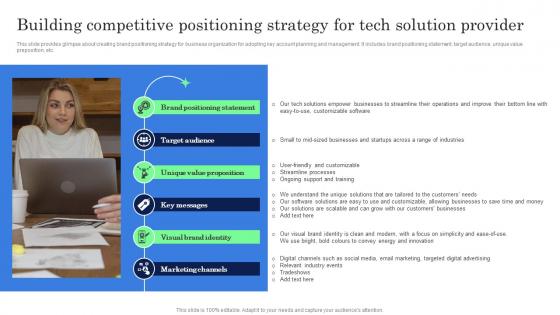 Building Competitive Positioning Strategy For Tech Solution Complete Guide Of Key Account Strategy SS V