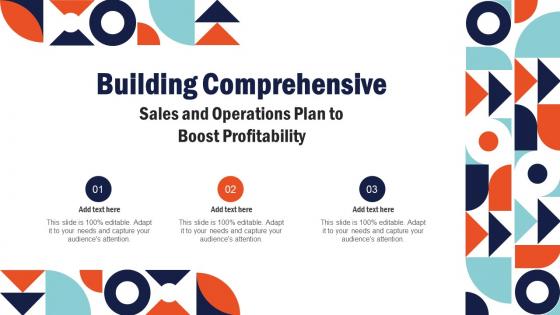 Building Comprehensive Sales Building Comprehensive Sales And Operations Mkt Ss