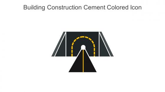 Building Construction Cement Colored Icon In Powerpoint Pptx Png And Editable Eps Format