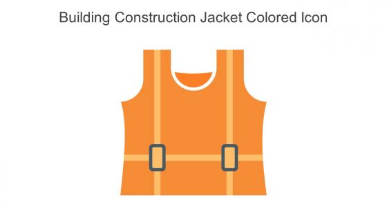 Building Construction Jacket Colored Icon In Powerpoint Pptx Png And Editable Eps Format