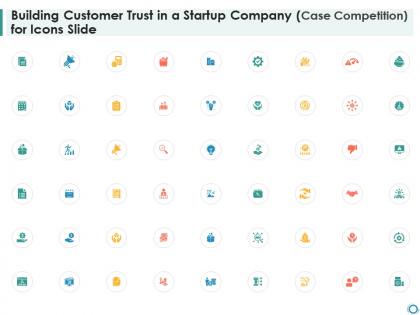 Building customer trust in a startup company case competition for icons slide ppt tips