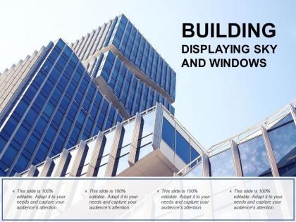 Building displaying sky and windows
