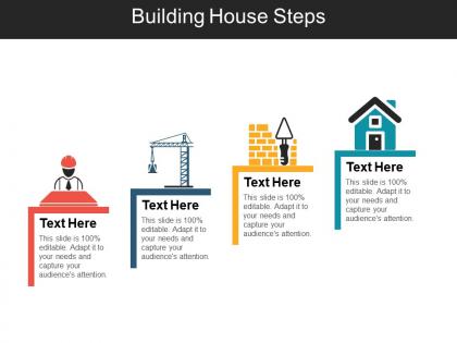 Building house steps powerpoint slides templates