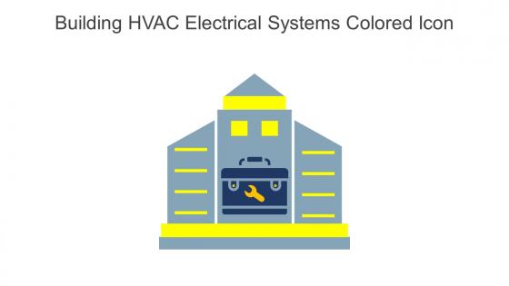 Building HVAC Electrical Systems Colored Icon In Powerpoint Pptx Png And Editable Eps Format