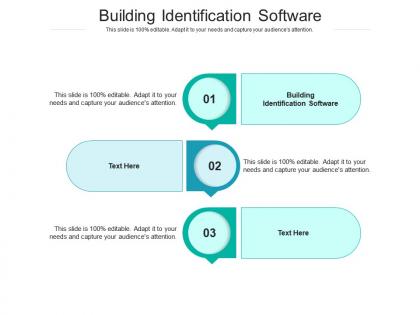 Building identification software ppt powerpoint presentation pictures slideshow cpb