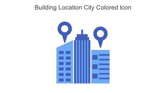 Building Location City Colored Icon In Powerpoint Pptx Png And Editable Eps Format