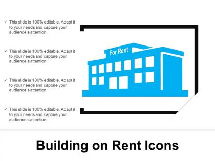 Building on rent icons