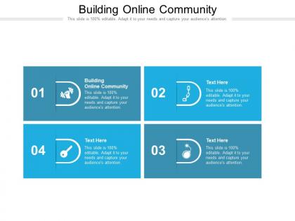 Building online community ppt powerpoint presentation layouts graphics template cpb
