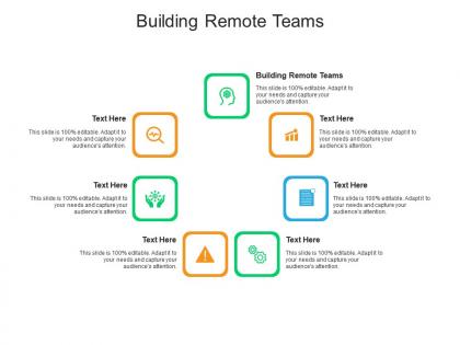 Building remote teams ppt powerpoint presentation ideas demonstration cpb
