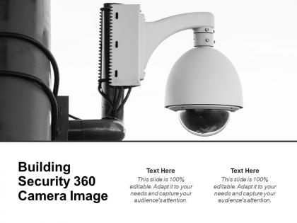 Building security 360 camera image