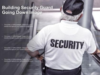 Building security guard going down image