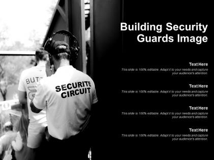 Building security guards image