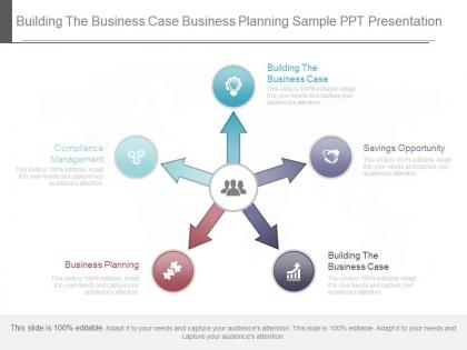 Building the business case business planning sample ppt presentation