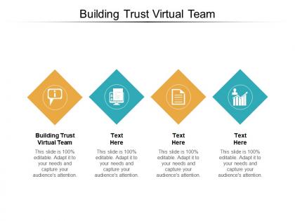 Building trust virtual team ppt powerpoint presentation ideas cpb