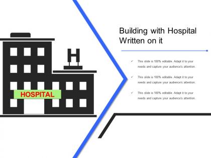 Building with hospital written on it