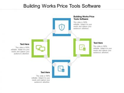 Building works price tools software ppt powerpoint presentation infographics model cpb