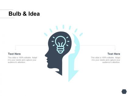 Bulb and idea innovation i370 ppt powerpoint presentation file microsoft
