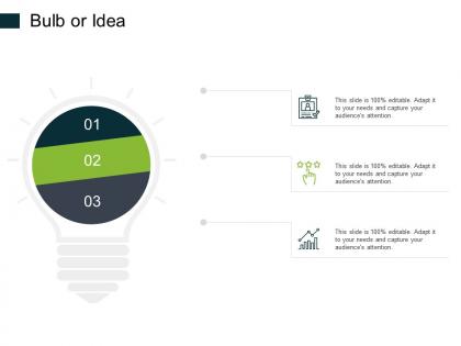 Bulb or idea innovation l290 ppt powerpoint presentation layouts
