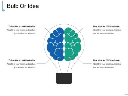 Bulb or idea powerpoint ideas template 1