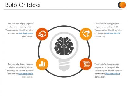 Bulb or idea powerpoint slide presentation guidelines