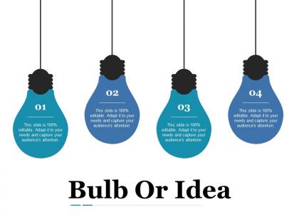 Bulb or idea ppt show designs download