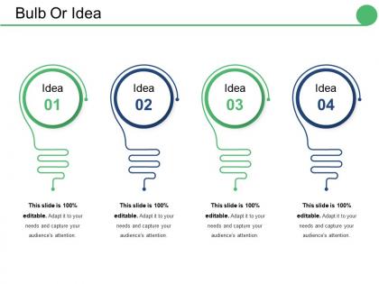 Bulb or idea ppt show format ideas
