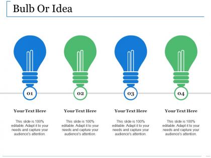 Bulb or idea ppt slides backgrounds