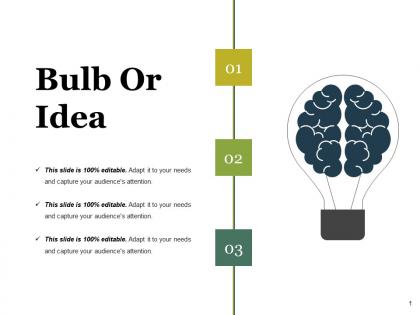 Bulb or idea ppt styles format ideas