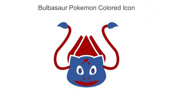 Bulbasaur Pokemon Colored Icon In Powerpoint Pptx Png And Editable Eps Format