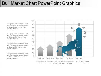 Bull market chart powerpoint graphics