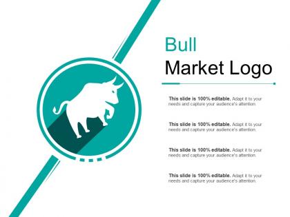 Bull market logo powerpoint ideas
